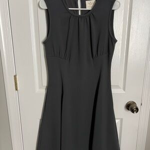 Kate Spade Charcoal Midi Dress